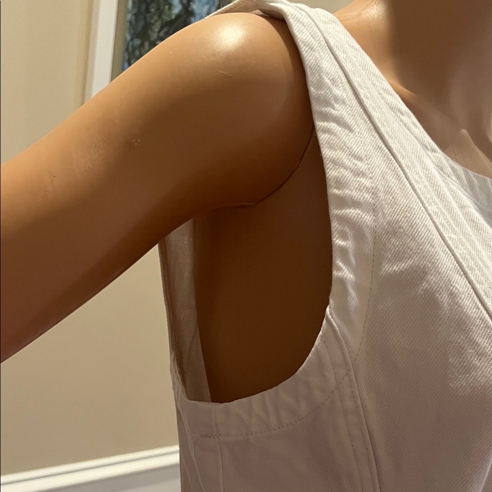 Madewell White Sleeveless Mini Dress - Picture 3 of 9